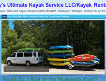 Tablet Screenshot of guysultimatekayakservice.com